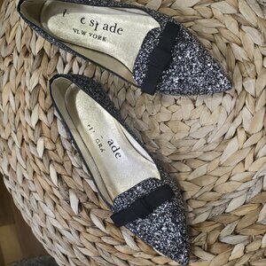 Kate Spade New York Womens Poppy Slip On Fashion Loafers Black 9 Medium